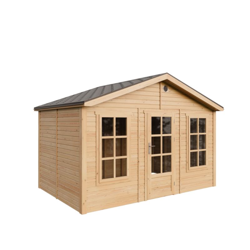 Domek ogrodowy drewniany bez podłogi Timbela M734 8.88 m² drewno naturalne grubość deski 17 mm 1 szt.