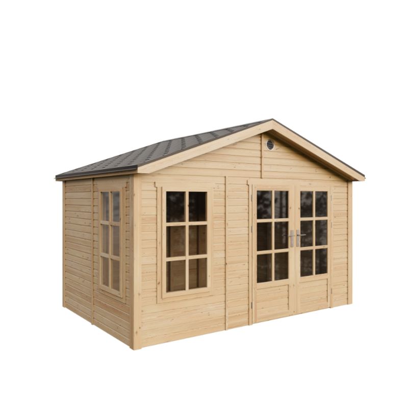 Domek ogrodowy drewniany bez podłogi Timbela M734A 8.88 m² drewno naturalne grubość deski 17 mm 1 szt.