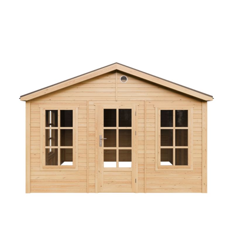 Domek ogrodowy drewniany bez podłogi Timbela M735 13.24 m² drewno naturalne grubość deski 17 mm 1 szt.
