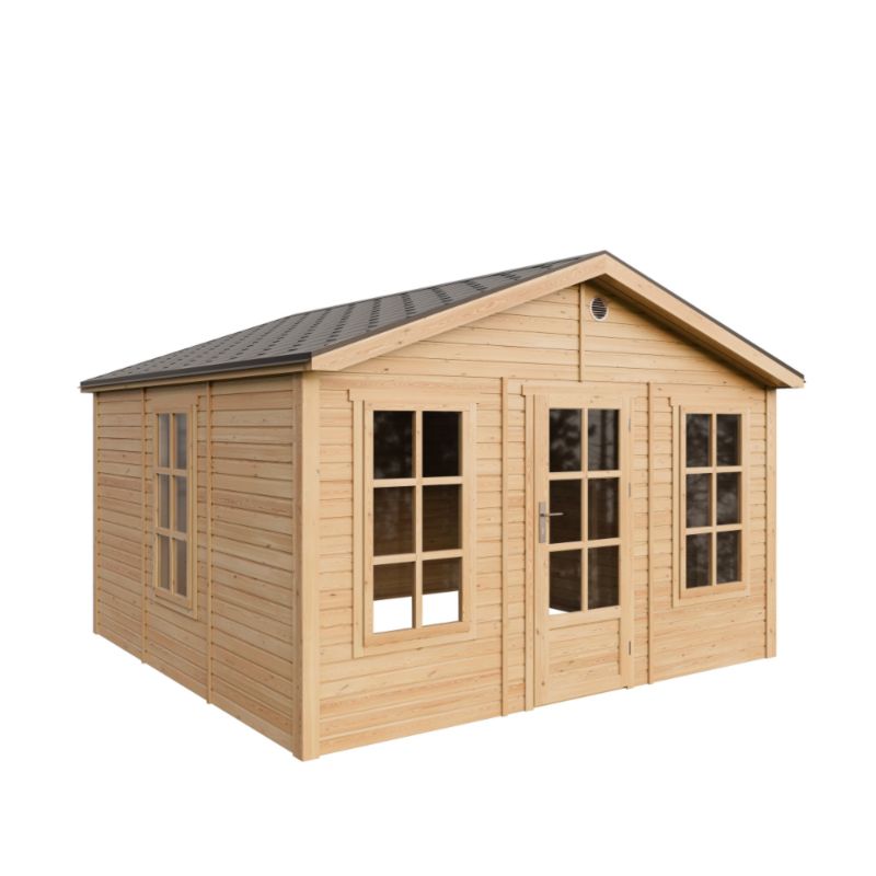 Domek ogrodowy drewniany bez podłogi Timbela M735 13.24 m² drewno naturalne grubość deski 17 mm 1 szt.