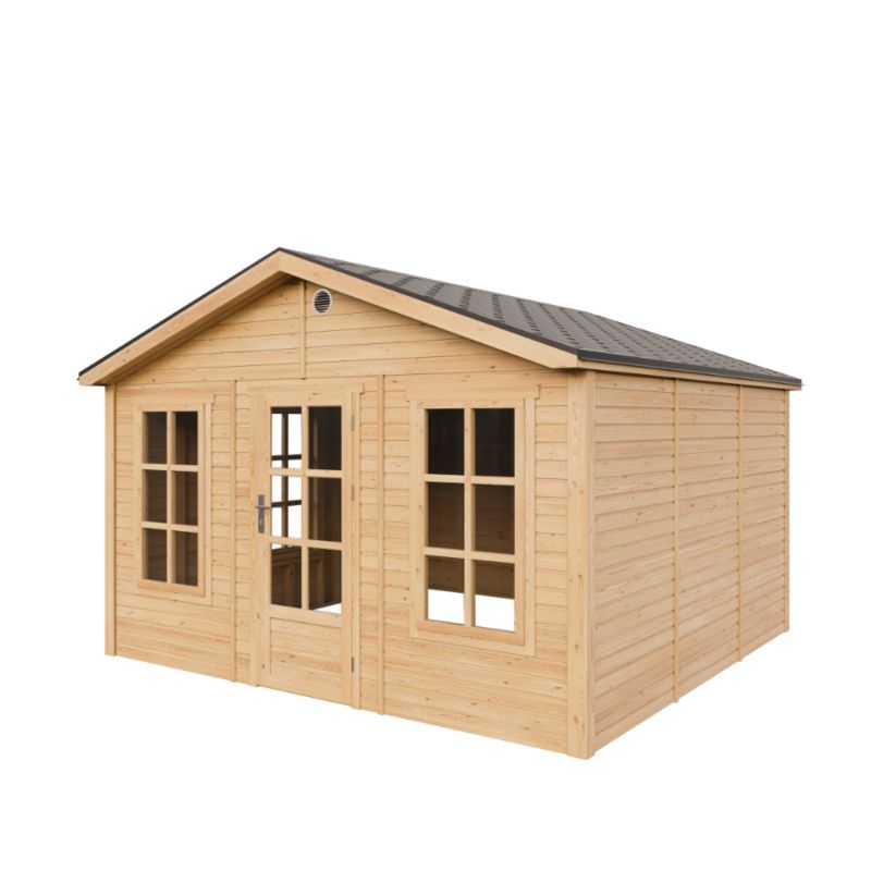Domek ogrodowy drewniany bez podłogi Timbela M735 13.24 m² drewno naturalne grubość deski 17 mm 1 szt.