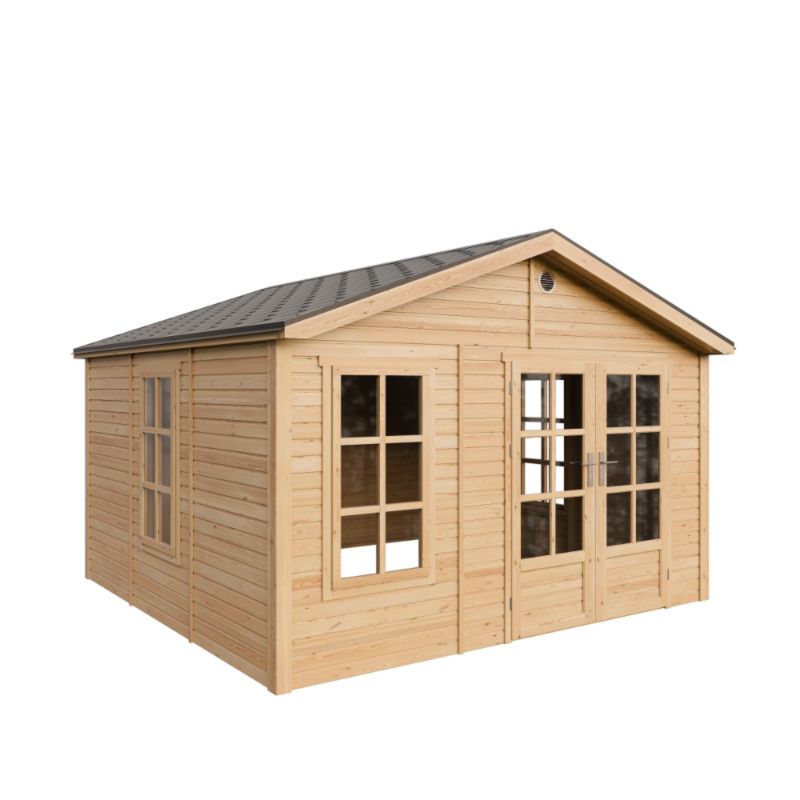 Domek ogrodowy drewniany bez podłogi Timbela M735A 13.24 m² drewno naturalne grubość deski 17 mm 1 szt.