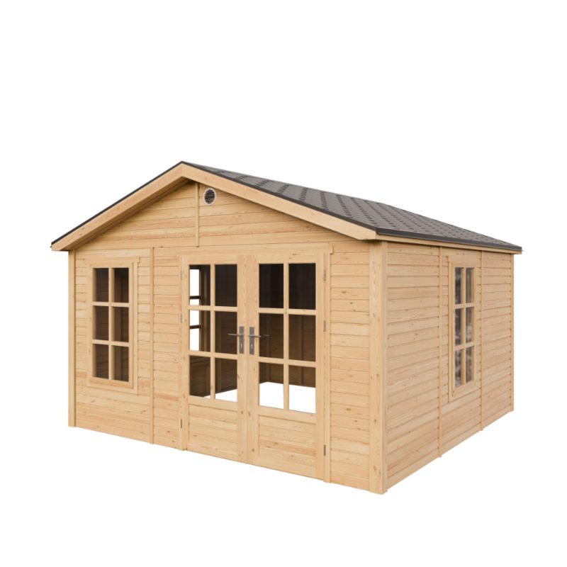 Domek ogrodowy drewniany bez podłogi Timbela M735A 13.24 m² drewno naturalne grubość deski 17 mm 1 szt.
