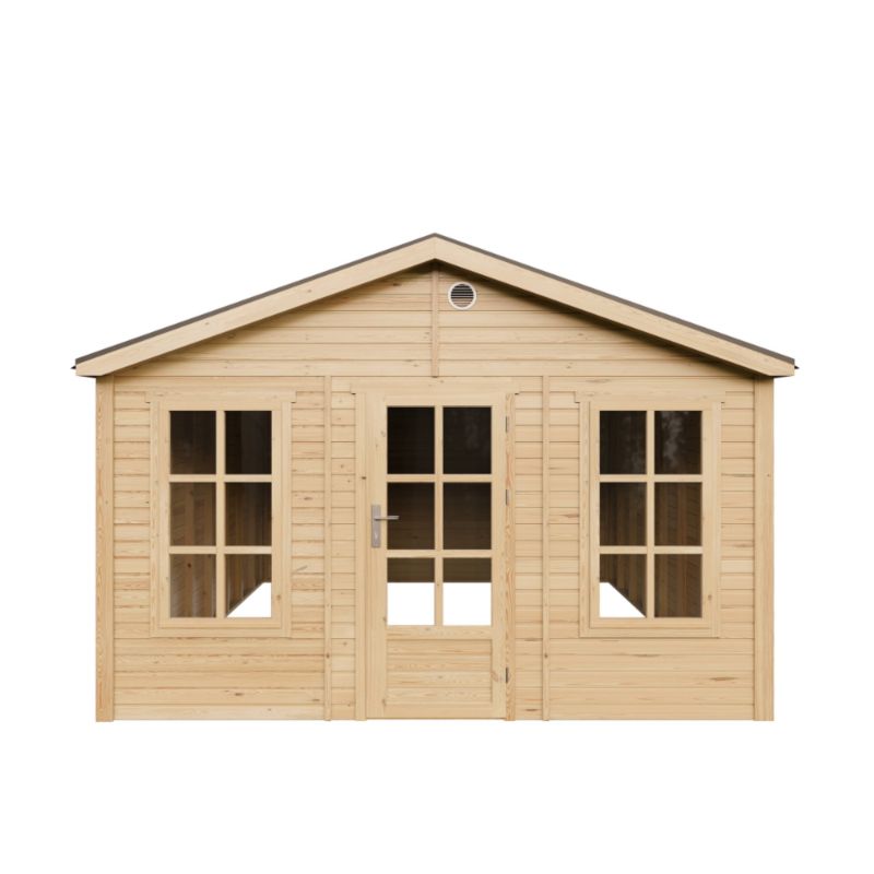 Domek ogrodowy drewniany bez podłogi Timbela M736 17.61 m² drewno naturalne grubość deski 17 mm 1 szt.