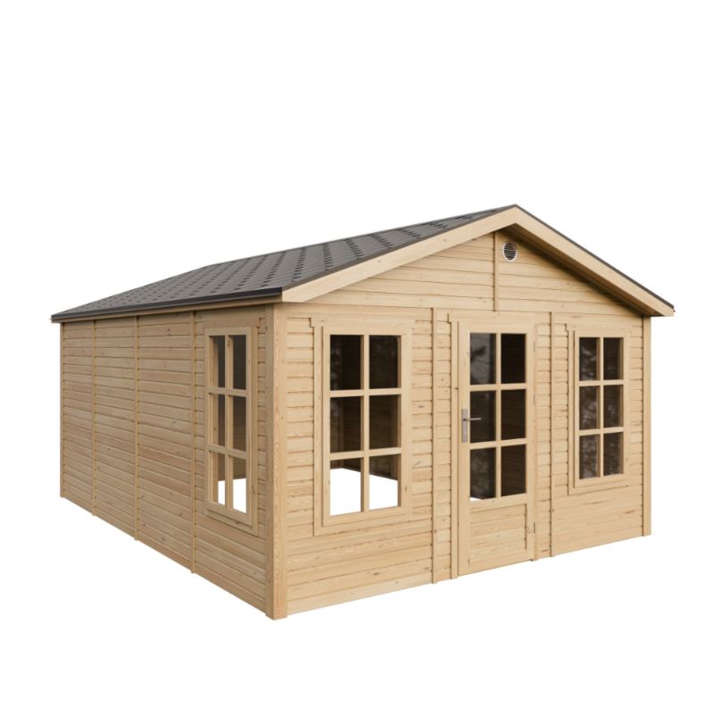 Domek ogrodowy drewniany bez podłogi Timbela M736 17.61 m² drewno naturalne grubość deski 17 mm 1 szt.