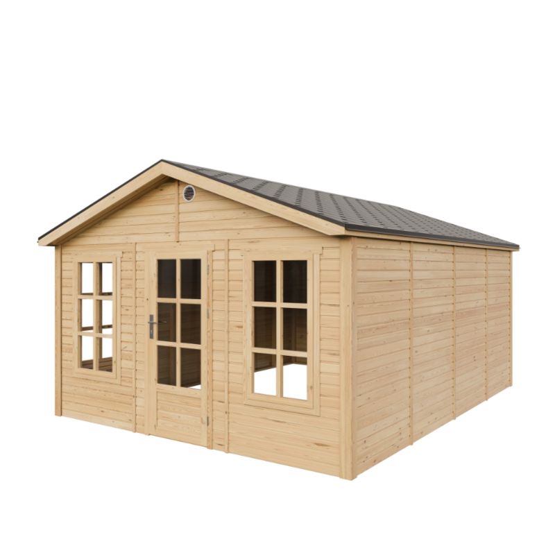 Domek ogrodowy drewniany bez podłogi Timbela M736 17.61 m² drewno naturalne grubość deski 17 mm 1 szt.