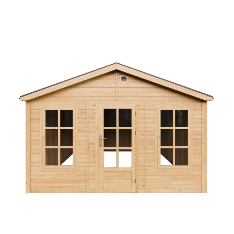 Domek ogrodowy drewniany bez podłogi Timbela M737 21.97 m² drewno naturalne grubość deski 17 mm 1 szt.