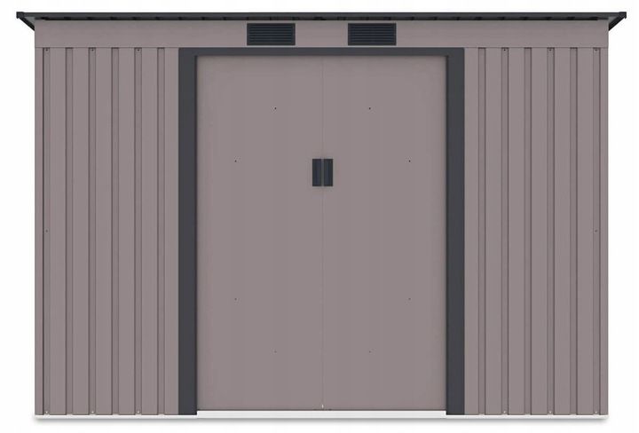 Domek Ogrodowy Hardmaister Narzędziowy Metalowy OREGON 261x181cm Mały Schowek 1 szt