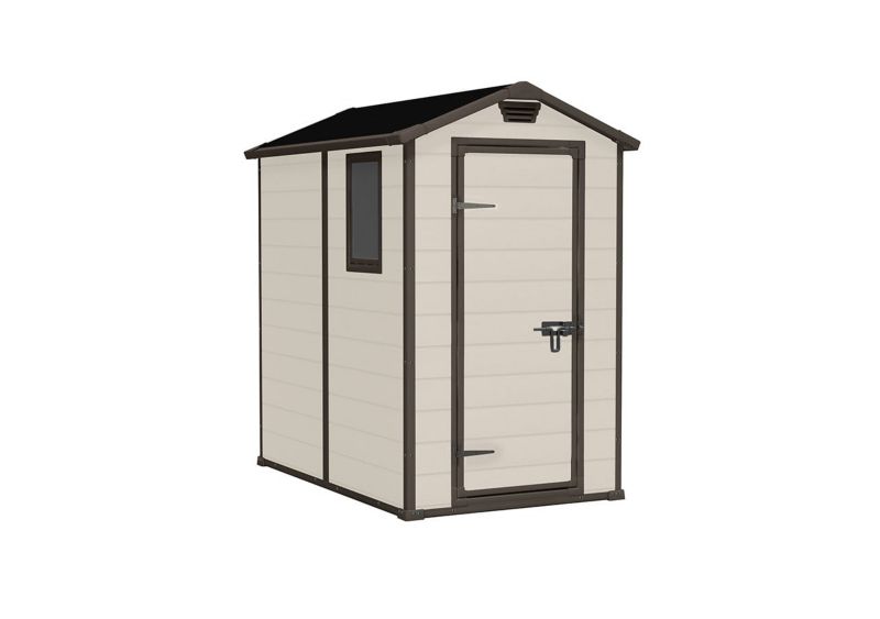 Domek ogrodowy Keter MANOR 4x6 narzędziowy beżowy 130x192x198 cm 1 szt