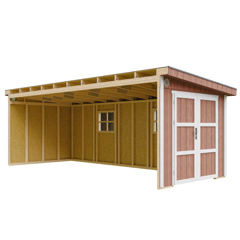 Domek ogrodowy LP SmartSide Timbela M941B-REDWOOD RED 14.3 m² bez podłogi 1 szt.