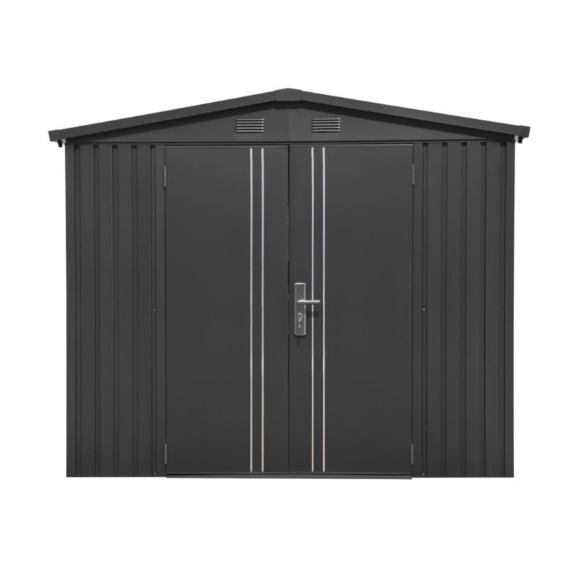 Domek ogrodowy metalowy 4 m² z dachem dwuspadowym