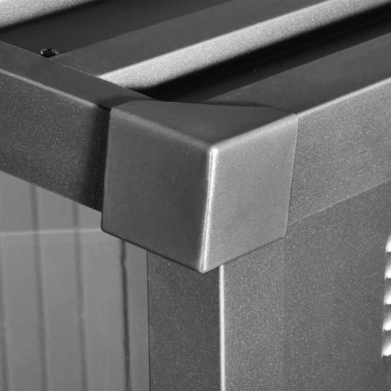 Domek ogrodowy metalowy 4 m² z dachem jednospadowym