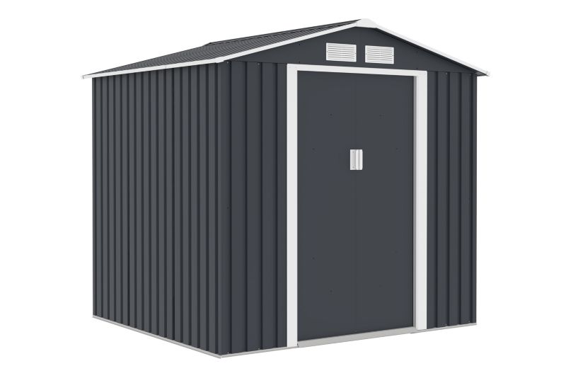 Domek Ogrodowy Narzędziowy Metalowy na Narzędzia VECTOR 7x6 201x190cm Garaż