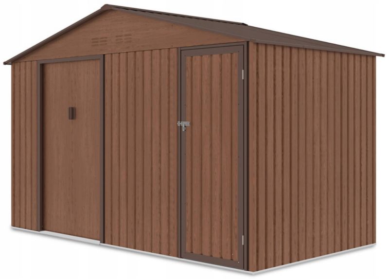 Domek Ogrodowy Narzędziowy Na Narzędzia Szopa Falcon 340x194 Metal Schowek 1 Szt