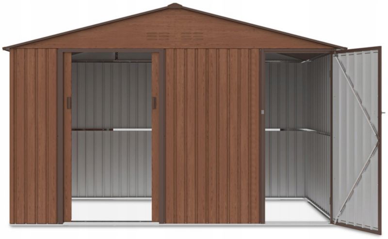 Domek Ogrodowy Narzędziowy Na Narzędzia Szopa Falcon 340x194 Metal Schowek 1 Szt