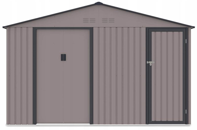 Domek Ogrodowy Narzędziowy na Narzędzia Szopa FALCON 340x194cm Metalowy XL 1 szt