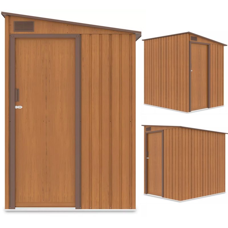 Domek Ogrodowy Narzędziowy na Narzędzia Szopa JASPER 150x194 Metalowy mały 1 szt