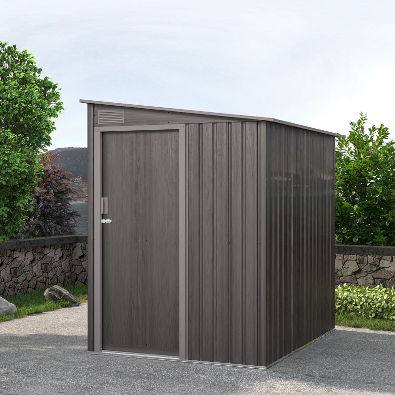 Domek Ogrodowy Narzędziowy na Narzędzia Szopa JASPER 150x194cm Metalowy 1 szt
