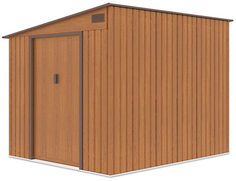 Domek Ogrodowy Narzędziowy na Narzędzia Szopa JASPER 257x214cm Metalowy 1 szt
