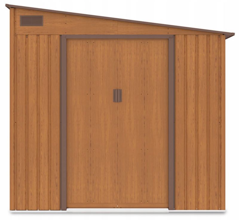 Domek Ogrodowy Narzędziowy na Narzędzia Szopa JASPER 257x214cm Metalowy 1 szt