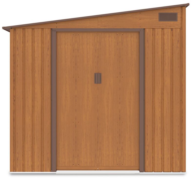 Domek Ogrodowy Narzędziowy na Narzędzia Szopa JASPER 257x214cm Metalowy 1 szt