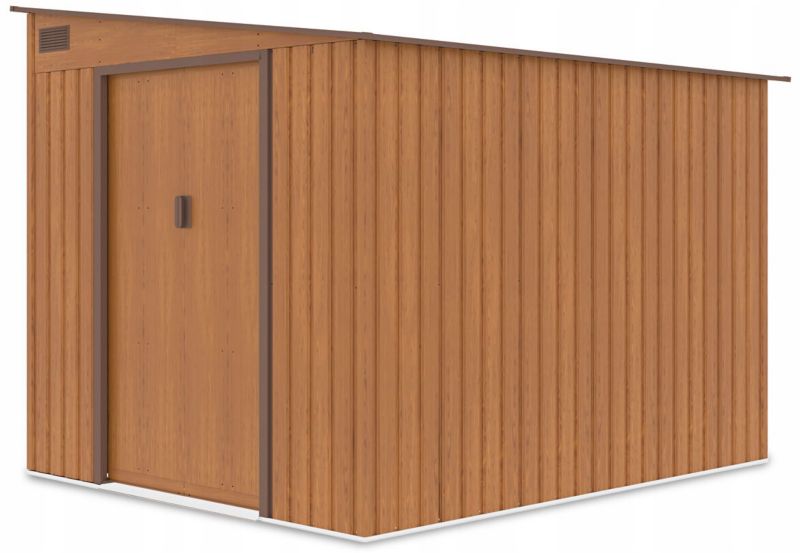 Domek Ogrodowy Narzędziowy na Narzędzia Szopa JASPER 257x214cm Metalowy 1 szt