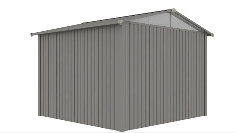 Domek Ogrodowy Narzędziowy Stal MICHIGAN 304x296cm Blaszak Szopa z oknem 1 szt