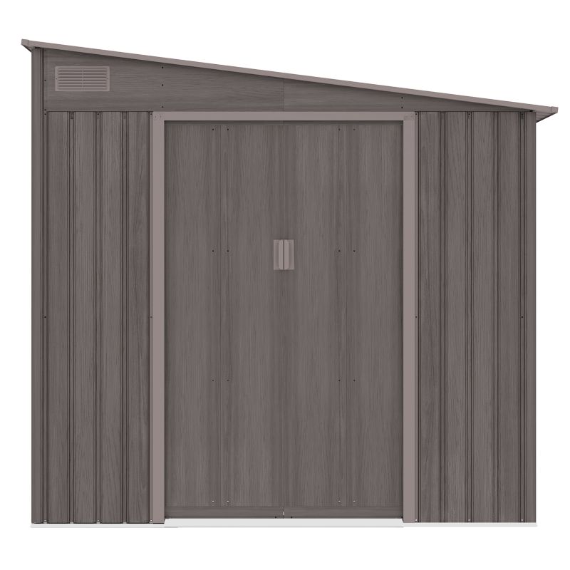 Domek Ogrodowy Narzędziowy Szopa na Narzędzia JASPER 214x257cm Metalowy 1 szt