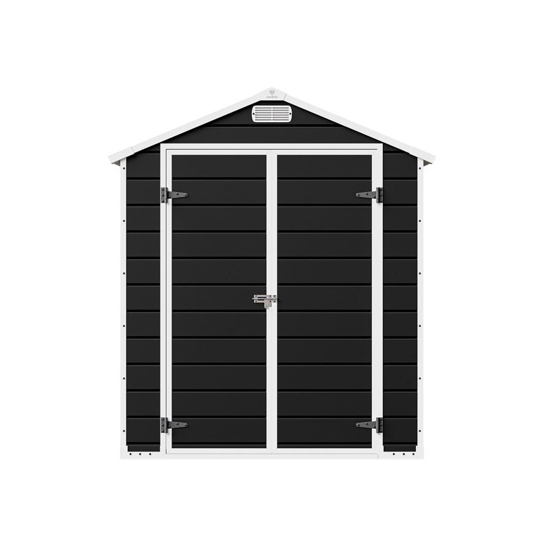 Domek ogrodowy NORDVIC Vidar 1940 x 2410 mm, tworzywo, Cold Grey 1 szt.