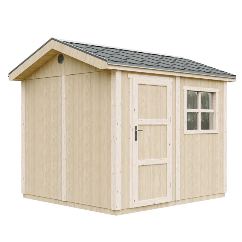 Domek ogrodowy Timbela M913-CAVERN STEEL 5.9 m² LP Smartside z podłogą i gontem bitumicznym 1 szt.