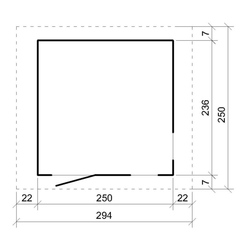 Domek ogrodowy Timbela M913-CAVERN STEEL 5.9 m² LP Smartside z podłogą i gontem bitumicznym 1 szt.