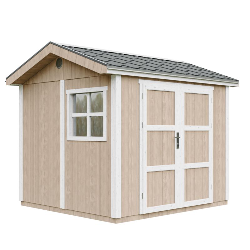 Domek ogrodowy Timbela M913A-TERRA BROWN 5.9 m² LP Smartside z podłogą i gontem bitumicznym 1 szt.