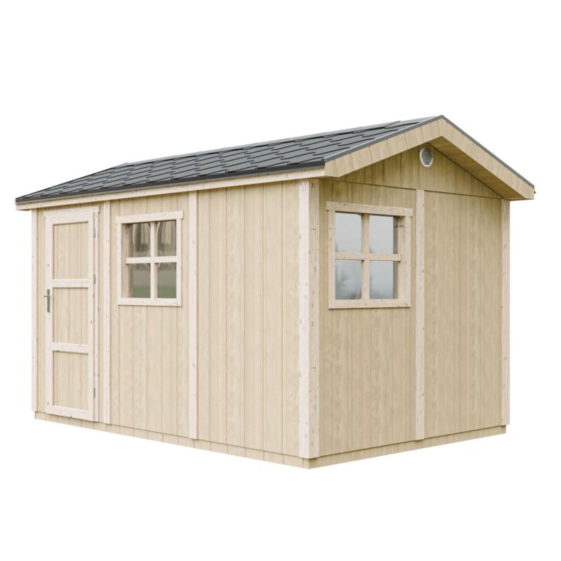 Domek ogrodowy Timbela M914 8.68 m² LP Smartside z podłogą i gontem bitumicznym 1 szt.
