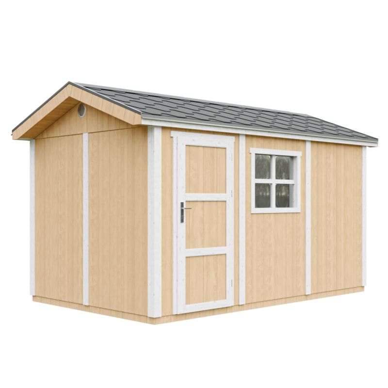 Domek ogrodowy Timbela M914-HARVEST HONEY 8.68 m² LP Smartside z podłogą i gontem bitumicznym 1 szt.