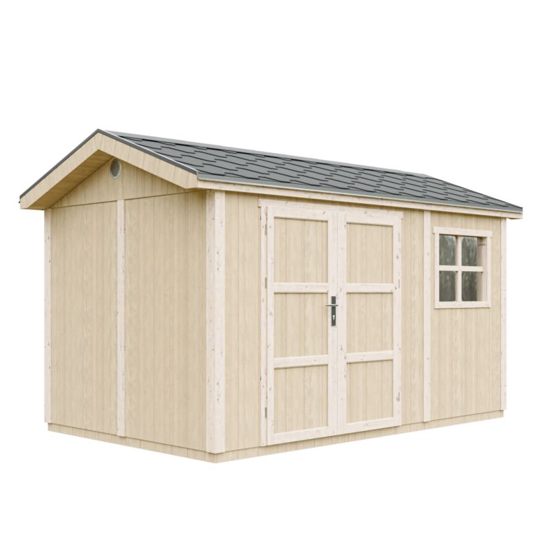 Domek ogrodowy Timbela M914A 8.68 m² LP Smartside z podłogą i gontem bitumicznym 1 szt.