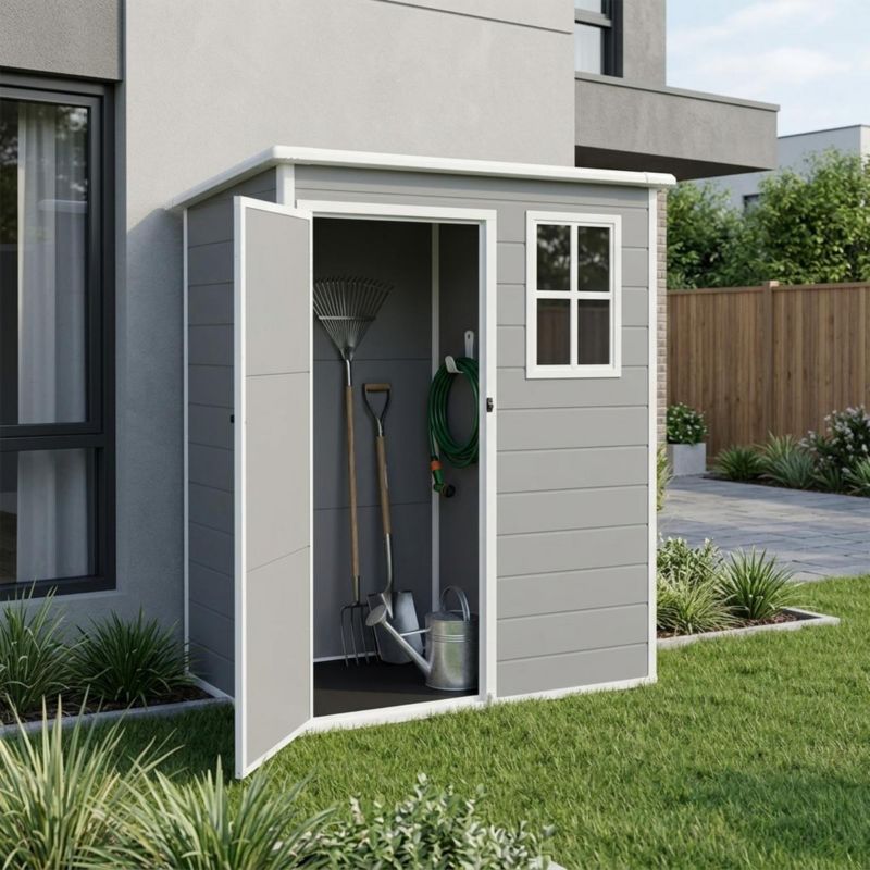 Domek Saska Garden ogrodowy narzędziowy pvc 152X91X192,5cm  1 szt.