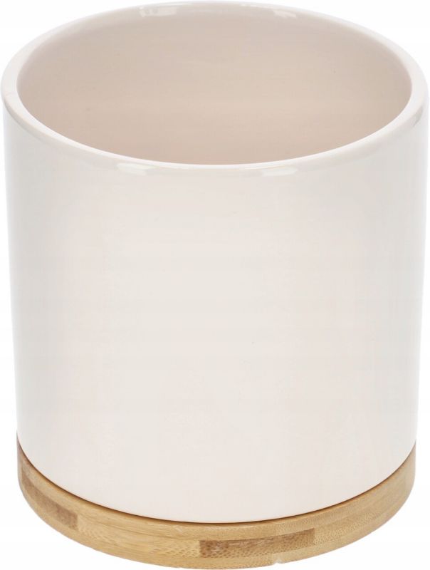 Donica ceramiczna KOTARBAU z bambusem 13 cm 1 szt.