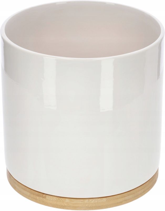 Donica ceramiczna KOTARBAU z bambusem 19 cm 1 szt.
