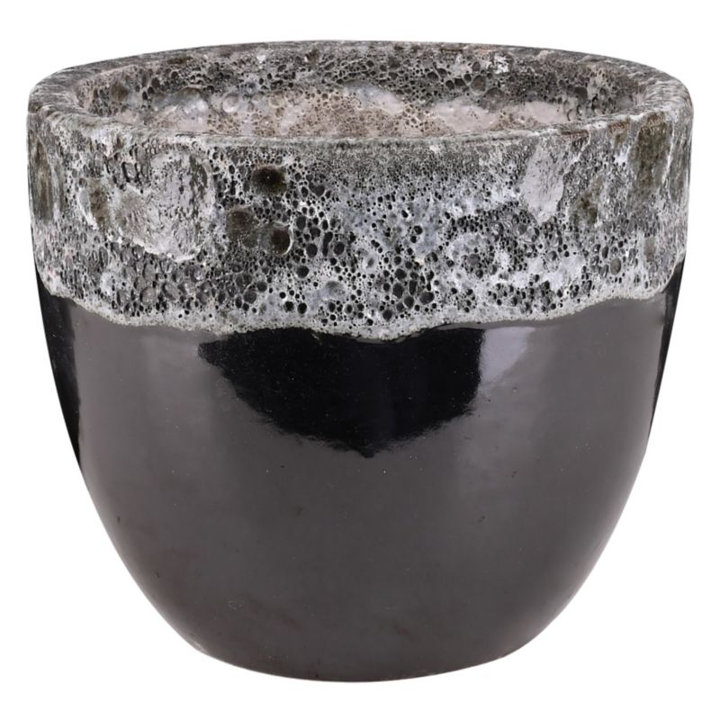 Donica Direct Home and Garden Soller Atlantis L 38 x 38 x 31 cm czarna