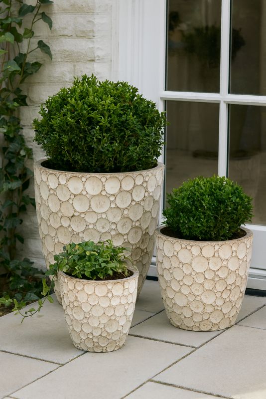 Donica Direct Home and Garden Vannes M 37 x 37 x 42 cm beżowa