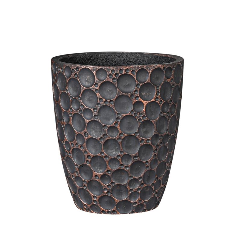 Donica Direct Home and Garden Vannes S 31 x 31 x 33 cm szara pozłacana