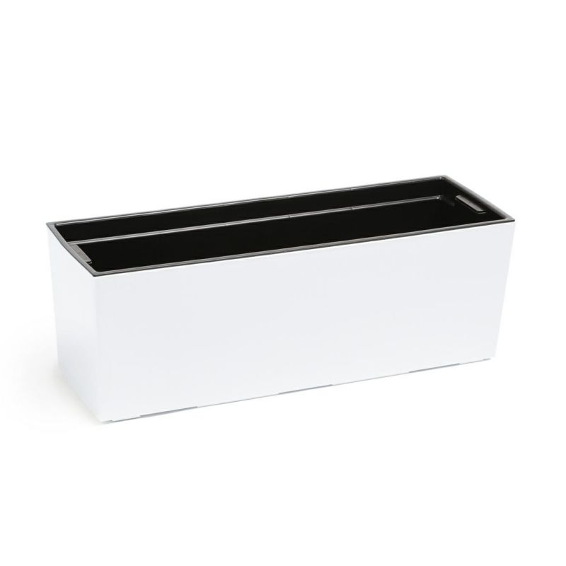 Donica HowHomely Tworzywo Białe 56x18x19 cm 1 szt.