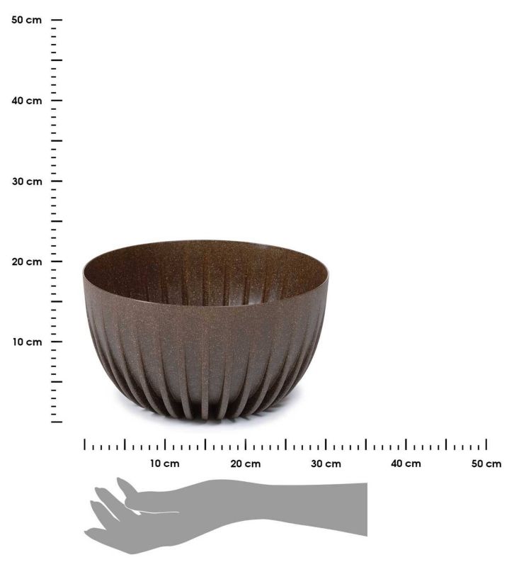 Donica HowHomely Tworzywo ECO Coffee 29x15cm