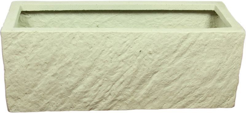 Donica kompozytowa Cermax prostokątna 70 x 26 x 31 cm biały