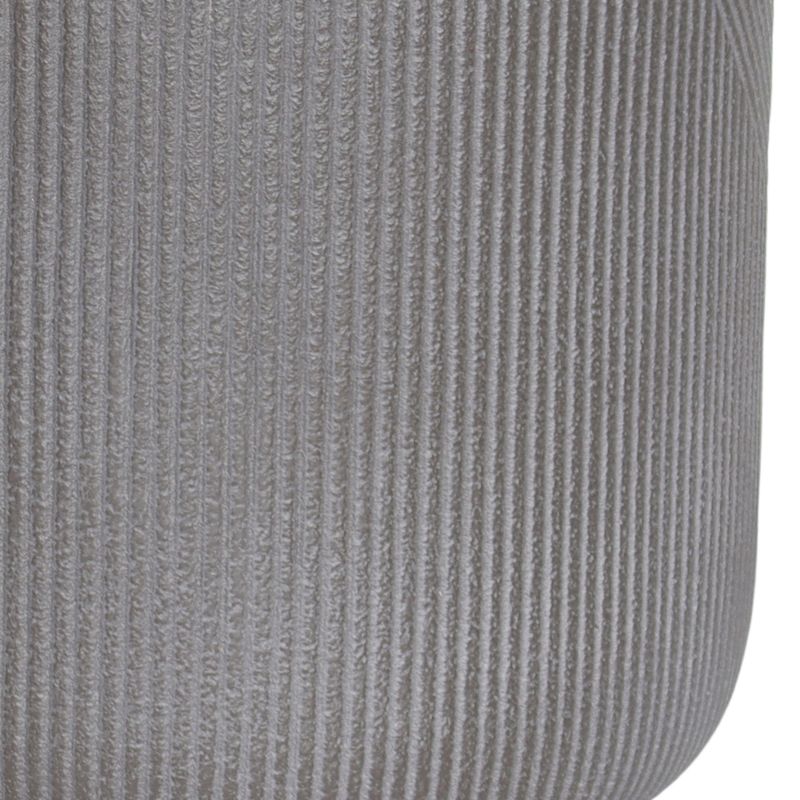 Donica Verve 30 cm ciemnoszara w paski