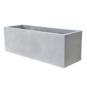 Donica Verve efekt cementu 60 cm jasny szary