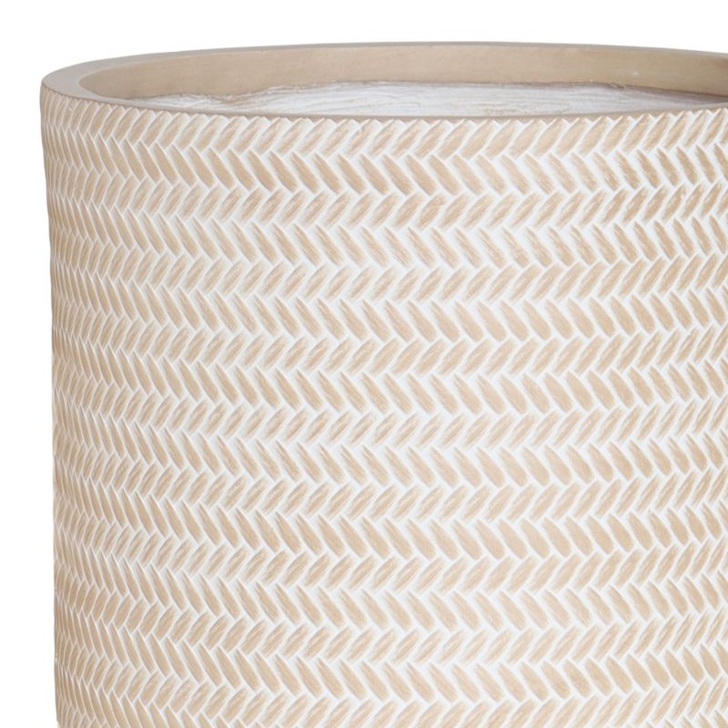 Donica Verve glina 36 cm rattan