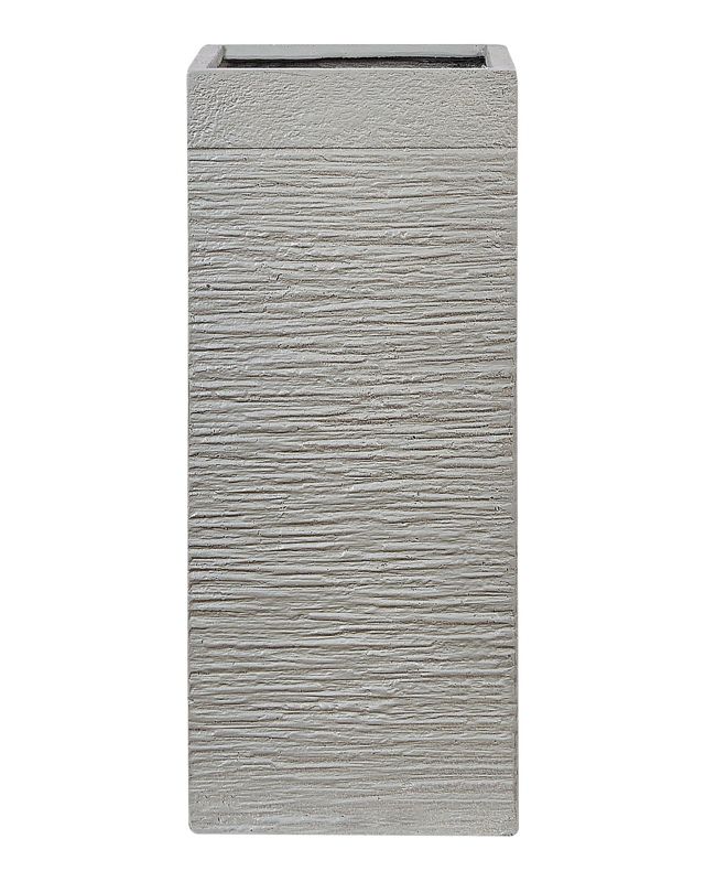 Doniczka 26 x 26 x 60 cm jasnoszara Dion 1 szt.