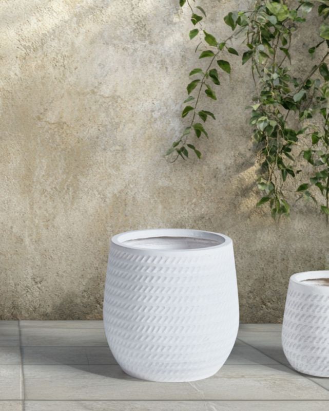 Doniczka 27 cm złamana biel Livadia 1 szt.