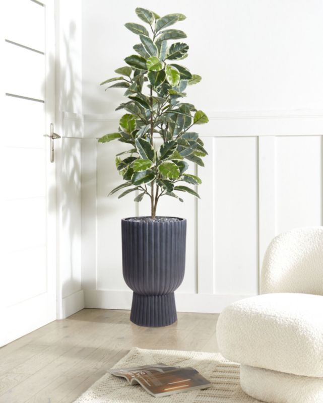 Doniczka 35 x 34 x 56 cm szara Taxodium 1 szt.